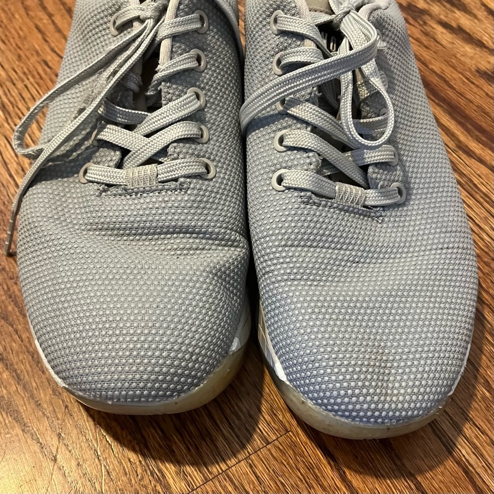 NOBULL Trainer SuperFabric Gray‎ Gum Sole CrossFit Gym Shoes Mens 8.5 Womens 10 - Picture 11 of 11